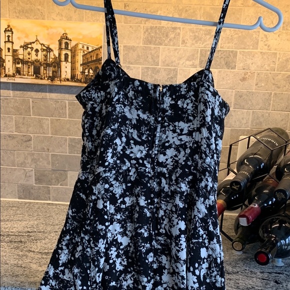 Dynamite Black and White Spaghetti Strap Mini Sundress - Picture 4 of 5